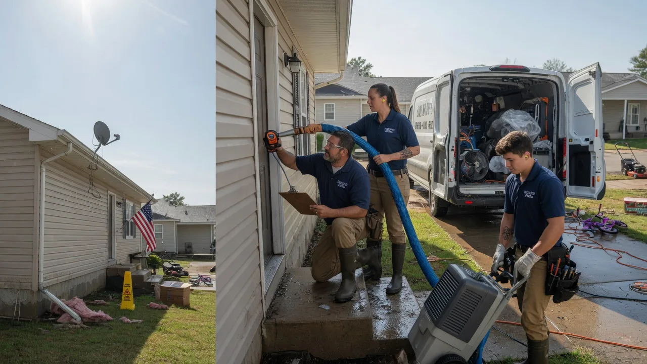 Ceiling Water Damage Restoration in Ashkum, IL near me